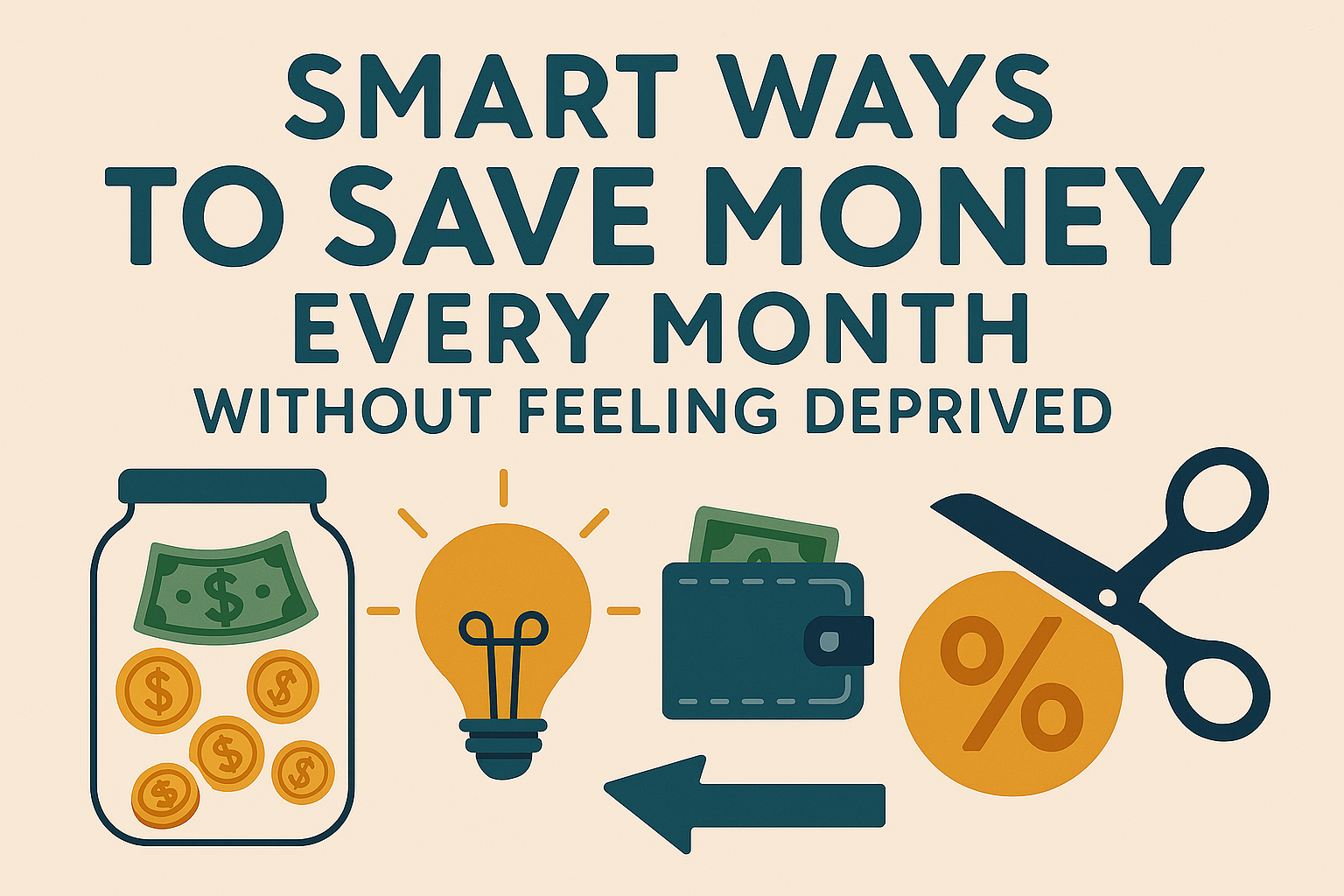 Smart Ways to Save Money Every Month Without Feeling Deprived